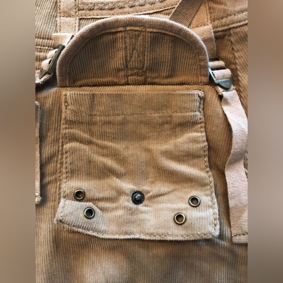 UNIF Hack tan corduroy tactical mini skirt - Picture 11 of 13